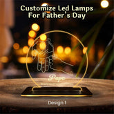 Fathers Day Acrylic LED Photo Frame Gift
